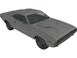 Dodge Challenger 3D Model