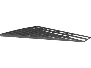 F-16 Wing Structure 3D Model