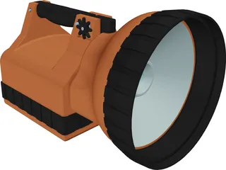 Rechargeable Torch 3D Model