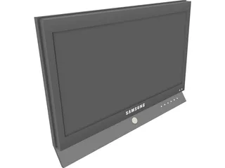 Samsung LCD TV 3D Model