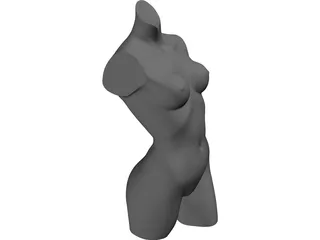 Woman Statue 3D Model