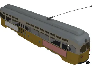 Train Car 3D Model