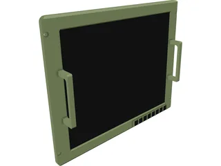 Barco Ruggedised Display 19 Inch 3D Model