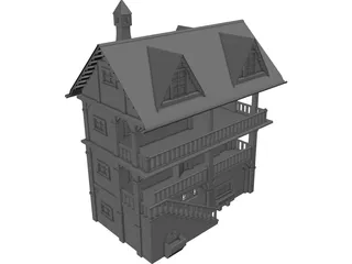 Rustic Home 3D Model