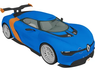 Renault Alpine A110-50 (2012) 3D Model