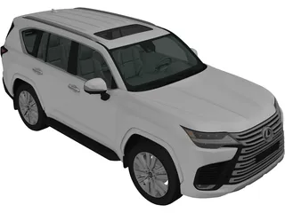 Lexus LX600 (2021) 3D Model