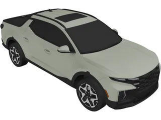 Hyundai Santa Cruz (2022) 3D Model