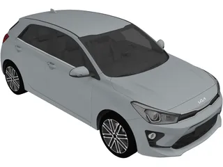 Kia Rio Hatchback (2021) 3D Model