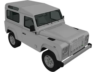 Land Rover Defender 90 (2011) 3D Model