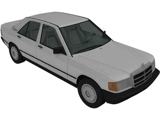 Mercedes-Benz 190 (1982) 3D Model