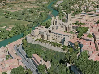 Beziers City, France (2021) 3D Model