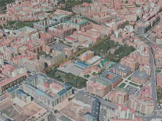 Leon City, Spain (2021) 3D Model