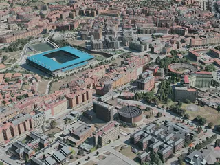 Oviedo City, Spain (2021) 3D Model