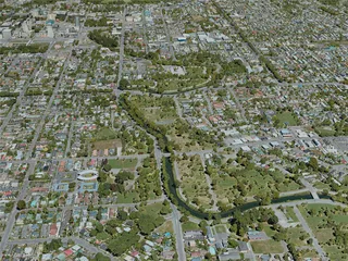 Christchurch City, New Zealand (2021) 3D Model