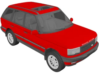 Range Rover II (1994) 3D Model