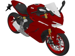 Ducati Supersport 950 3D Model