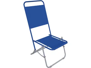 Folding Chair 3D Model