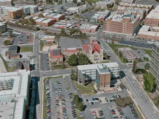 Durham City, USA (2021) 3D Model