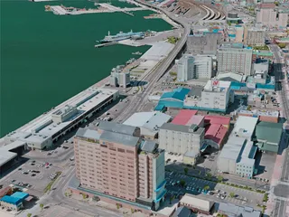 Hakodate City, Japan (2021) 3D Model