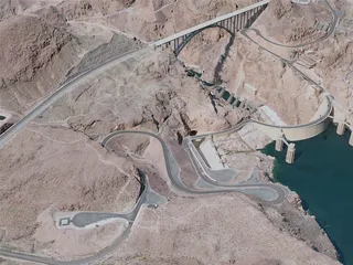 Hoover Dam, USA (2021) 3D Model