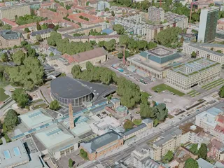 Karlsruhe City, Germany (2021) 3D Model
