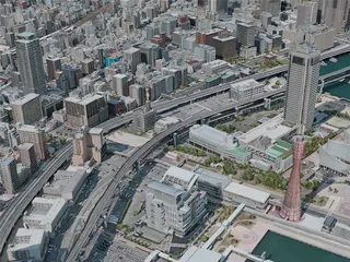 Kobe City, Japan (2021) 3D Model