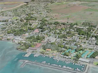 Lahaina City, USA (2021) 3D Model