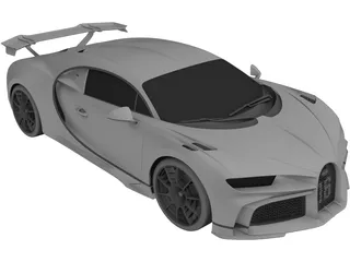 Bugatti Chiron Pur Sport (2021) 3D Model