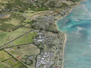 Kapaa City, USA (2021) 3D Model