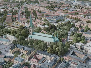 Linkoping City, Sweden (2021) 3D Model