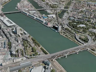 Mannheim City, Germany (2021) 3D Model