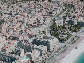 Nice City, France (2021) 3D Model