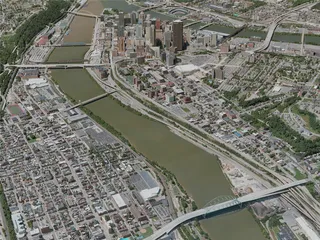 Pittsburgh City, USA (2021) 3D Model