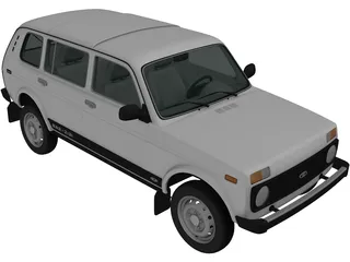 VAZ-2123 (2012) 3D Model