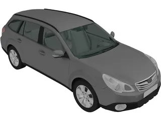 Subaru Outback (2010) 3D Model