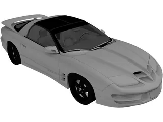 Pontiac Firebird Trans Am WS6 (2002) 3D Model