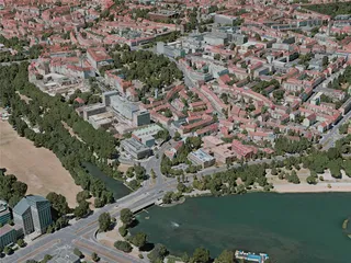 Nuremberg City, Germany (2021) 3D Model