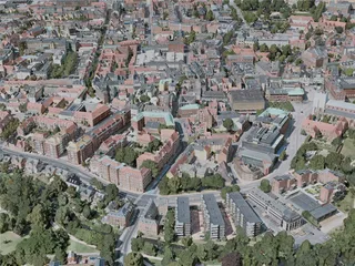 Odense City, Denmark (2021) 3D Model