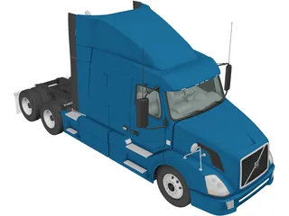 Volvo VNL 630 Sleeper (2015) 3D Model