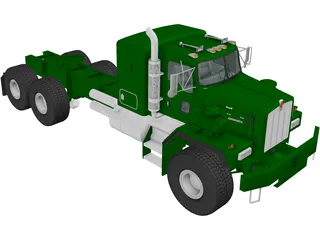 Kenworth C500 Semi Cab (2005) 3D Model