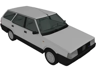 Fiat Regata Station Wagon (1987) 3D Model