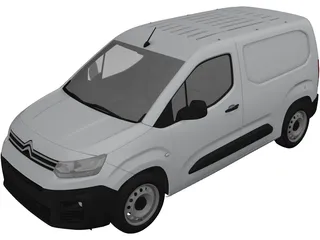 Citroen Berlingo Van SWB (2021) 3D Model