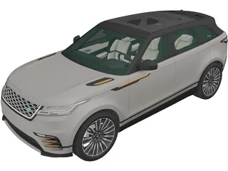 Range Rover Velar (2018) 3D Model