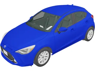 Toyota Yaris Hatchback US (2020) 3D Model