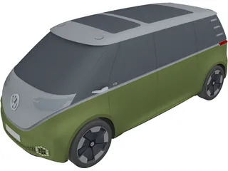 Volkswagen ID.Buzz Concept (2020) 3D Model