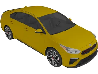 Kia Forte GT (2019) 3D Model