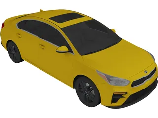 Kia Forte (2019) 3D Model