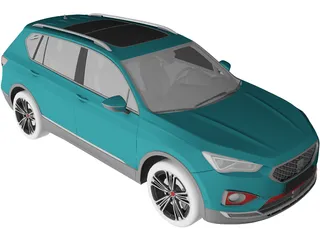 Seat Tarraco (2019) 3D Model