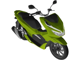 Honda PCX 150 3D Model