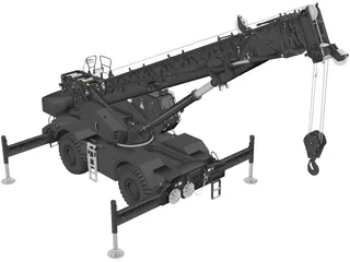 Manitiwoc GRT810 Crane 3D Model